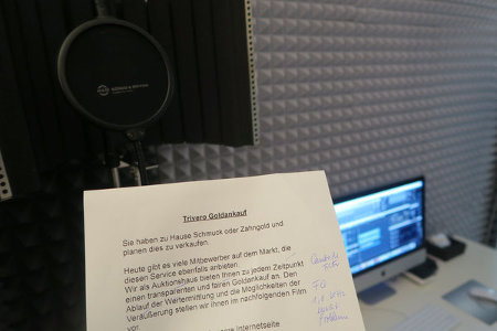 Tonstudio Vertonung vom Werbevideo der EMH-Trivero